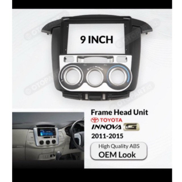 Frame list android 9inch Innova 2011-2015