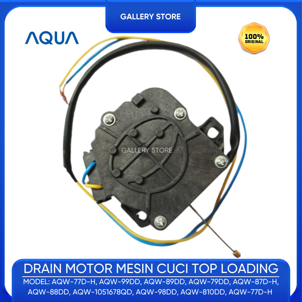 MOTOR DRAIN 00330504012A ORIGINAL MESIN CUCI 1 TABUNG SANYO AQUA JAPAN AQW-77D AQW-99DD AQW-89DD AQW