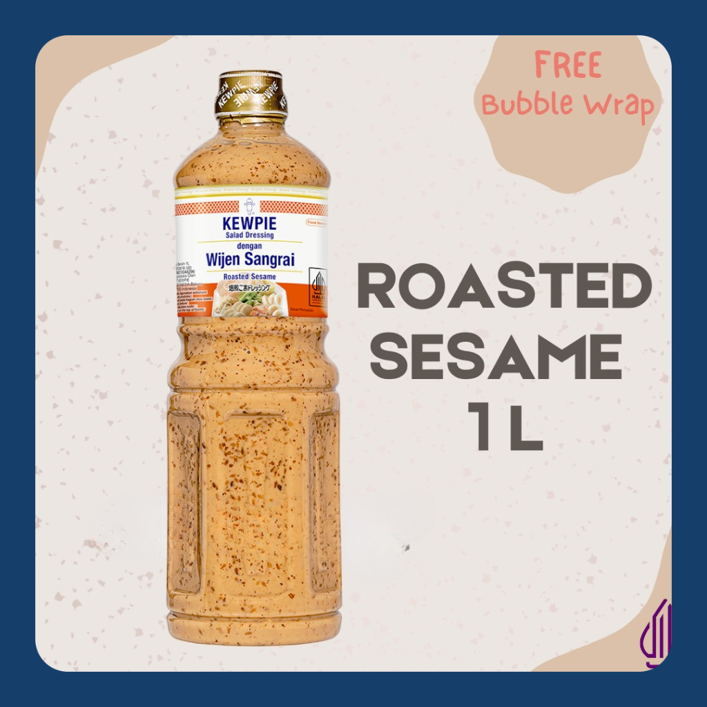 

Kewpie Salad Dressing Roasted Sesame - Wijen Sangrai 1 Liter
