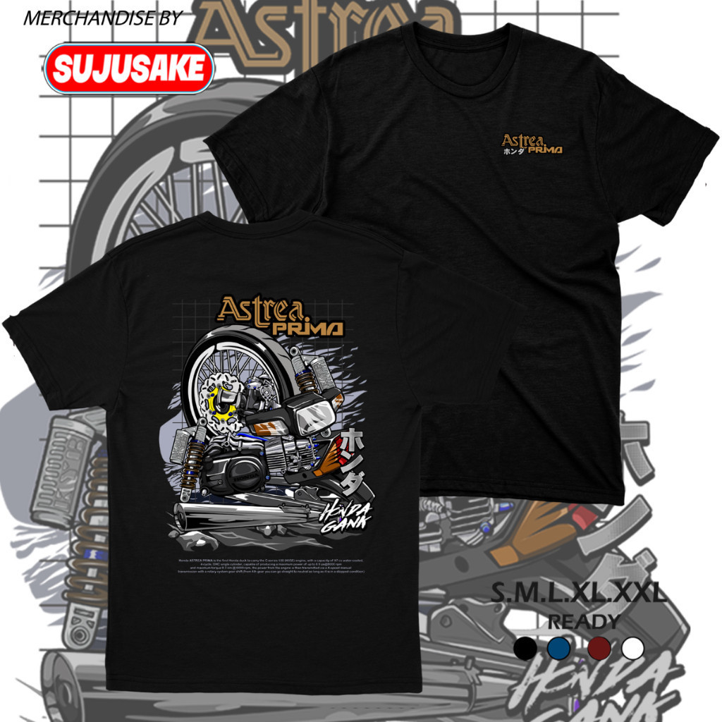 fashion_okkBaju Kaos Atasan Honda Astrea Prima Distro Original Murah Keren Ukuran S M L Xl Xxl Model