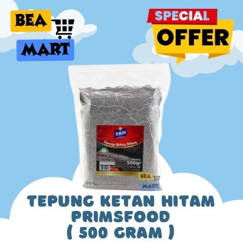 

Tepung Ketan Hitam PrimsFood 500gr | TKH Vaccum Pack / Black Sticky Rice Flour Kemasan 500 gr gram