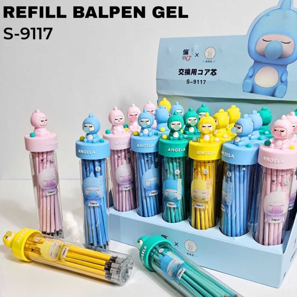 

SOS Refill Bolpen Gel Tabung isi 24pc (minimal 12) /isi Pen Jel/Refill Balpen/Ballpoint