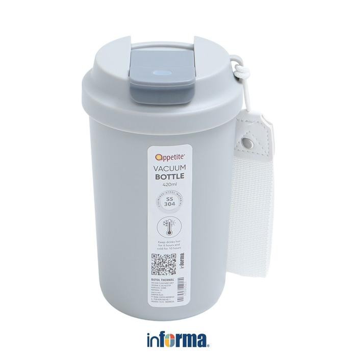 [Promo] Informa Appetite 420 ml Kirby Mug Vacuum Flask - Hijau - Abu-abu