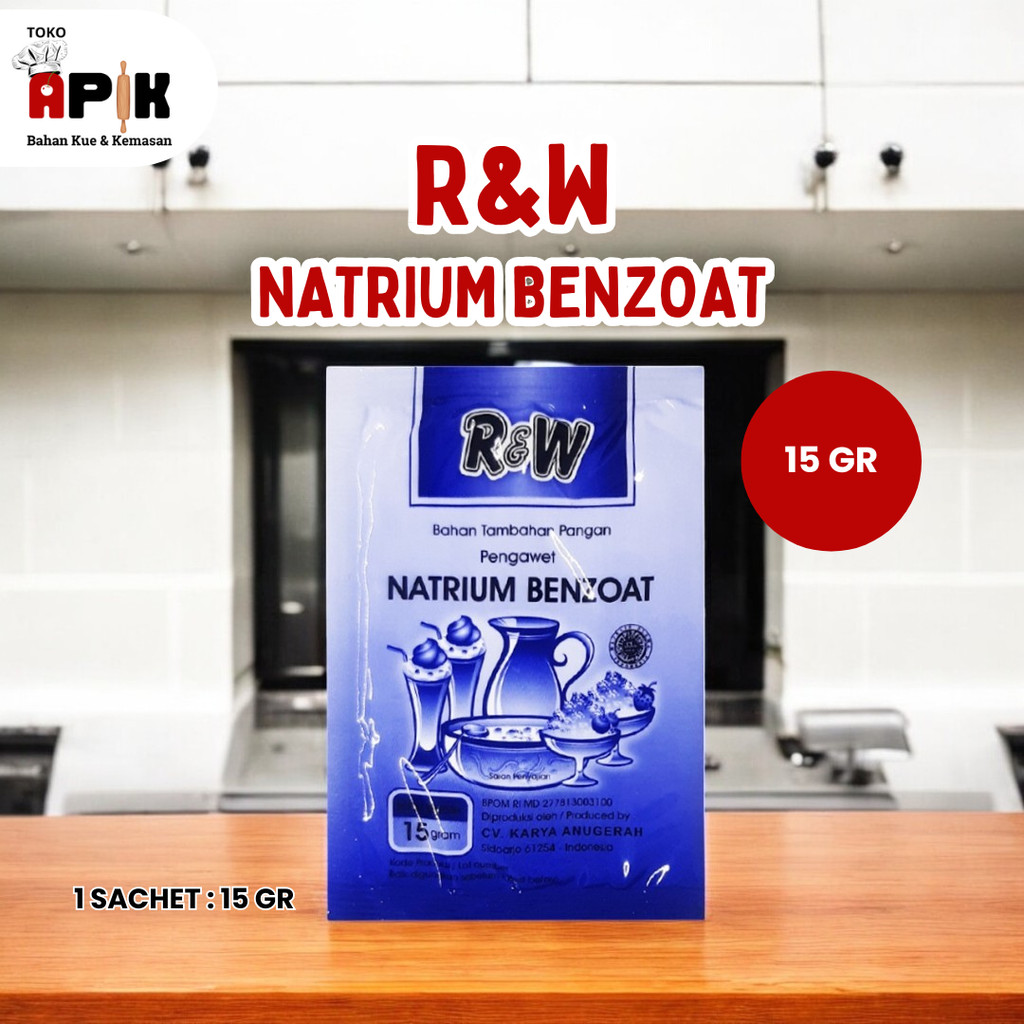 

R&W Natrium Benzoat 15gr / Bahan Tambahan Pangan Pengawet