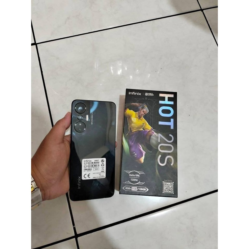 Infinix Hot 20S Ram 8GB + Extended Ram 5GB Rom 128GB (Second)