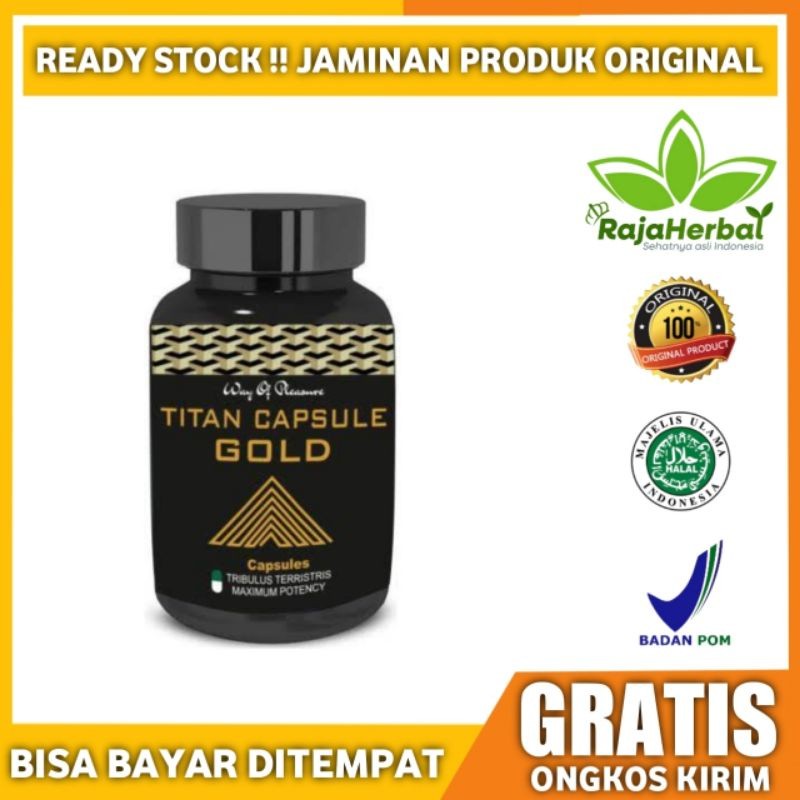 Original 100% TITAN CAPSULE GOLD 100% ASLI ORIGINAL