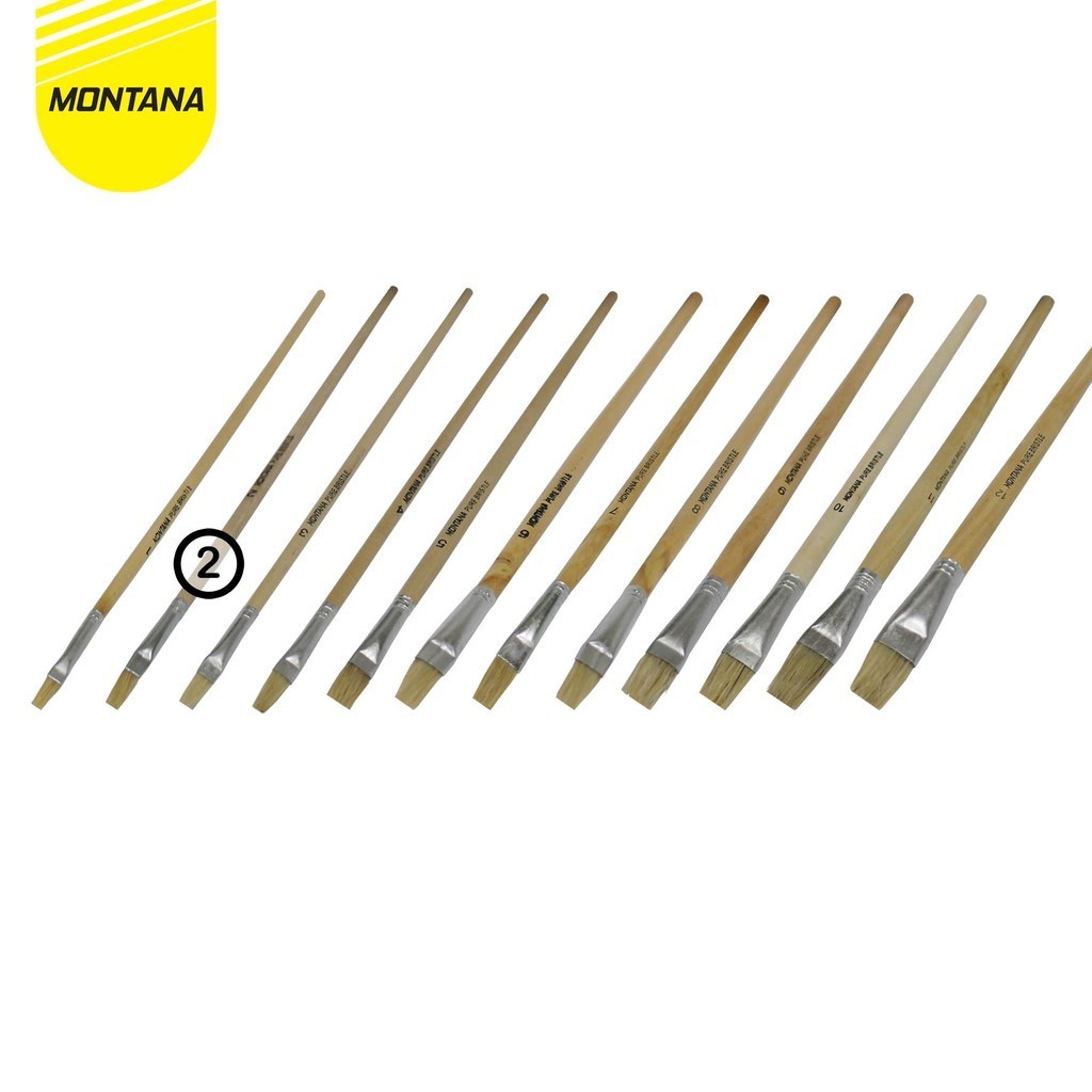 

(1Pcs) Montana BRW-2 Kuas Cat Air / Brush / Kuas Lukis / Kuas Acrylic