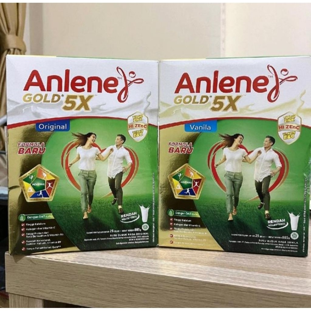 

Anlene gold 5x vanila original 850g