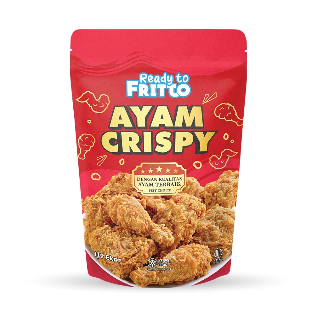 

NEW Ready-to-Fritto Ayam Crispy Frozen 1/2 Ekor Siap Untuk Digoreng PREMIUM