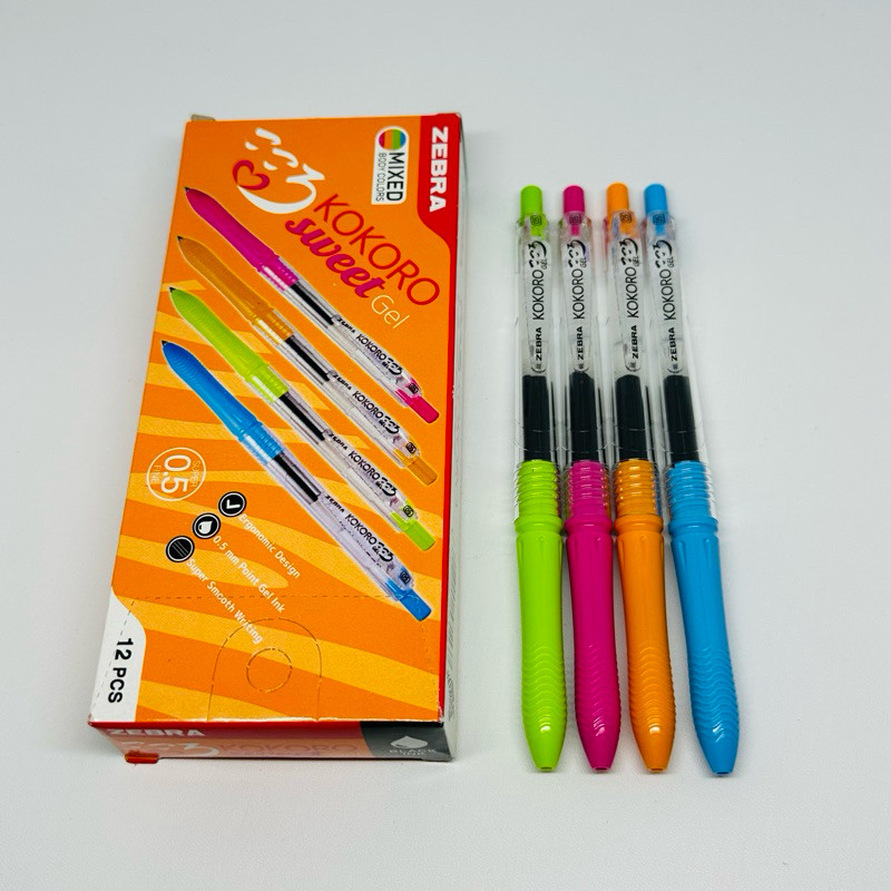 

[LW] Pulpen/Pen Hitam Zebra Kokoro Sweet Gel 0.5mm