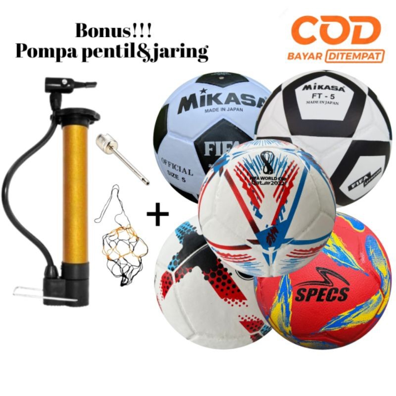 [PREMIUM ORIGINAL] BOLA SEPAK MIKASA KICKOFF FIFA WORD CUP QATAR PREMIER LEAGUE OFFICIAL BALL PRESS 