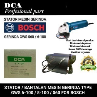 dca stator / bantalan gerinda bosch GWS-6100 /5-100 / 060
