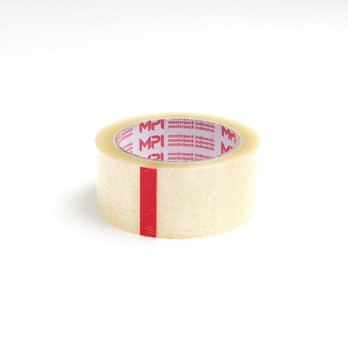 

1 SLOP ( 6 PCS ) - Lakban Bening MPI 45 mm x 80 Yard / Lakban Packing - Master Pack Indonesia Bandung