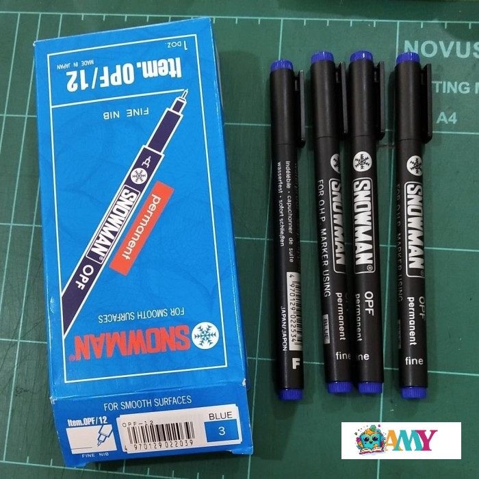 

SNOWMAN SPIDOL OHP BIRU F AMY STASIONARY