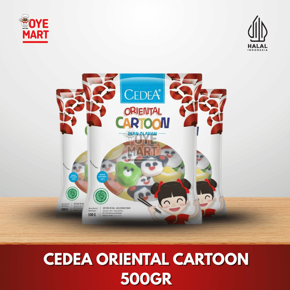 

CEDEA ORIENTAL CARTOON 500GR COCOK UNTUK BEKAL SI KECIL