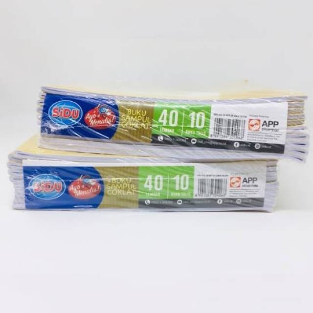 

Ay00! SIDU Kraft 40Lembar Motif Sampul Buku Tulis Quarto Pendek (1Pak/10Buku)