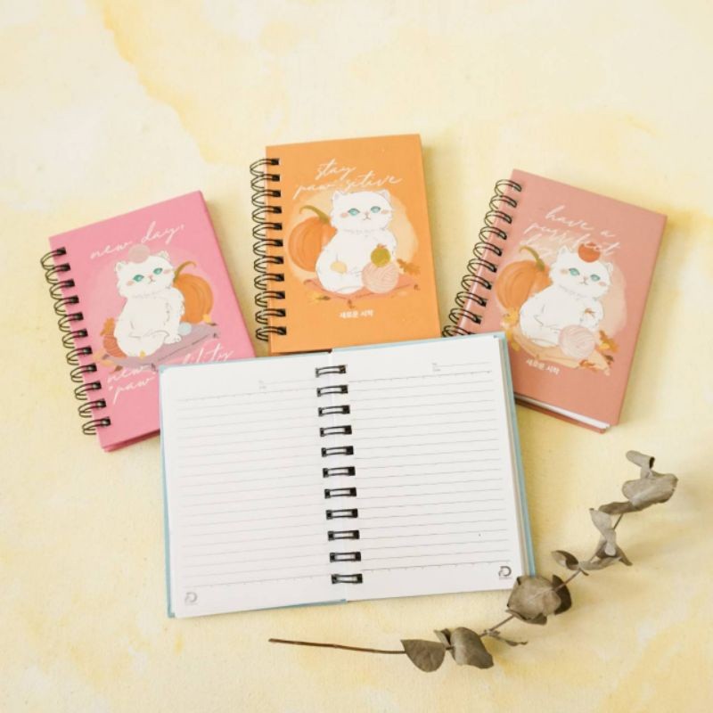 

NOTEBOOK HARD COVER A6 / BUKU MOTIF KUCING LUCU