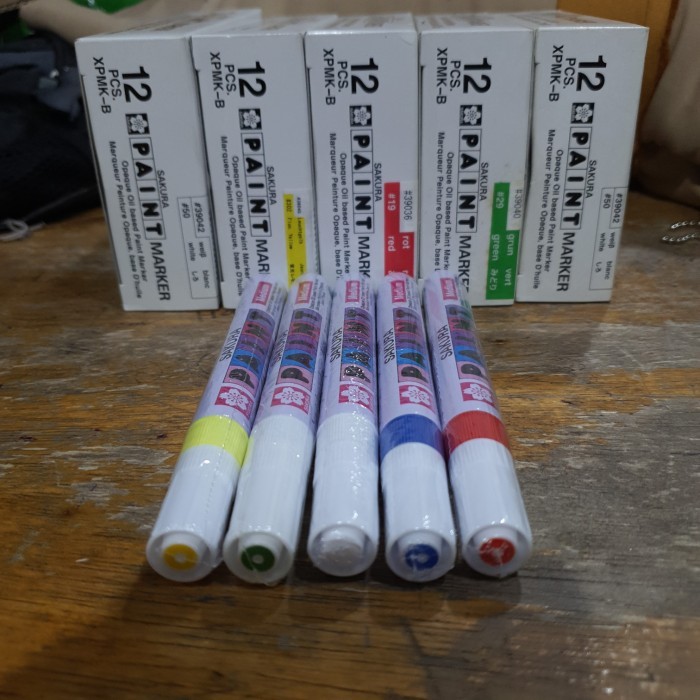 

[New Arrival] (LjT)Spidol Penanda Besi SAKURA Paint Marker - Spidol Permanen Sakura