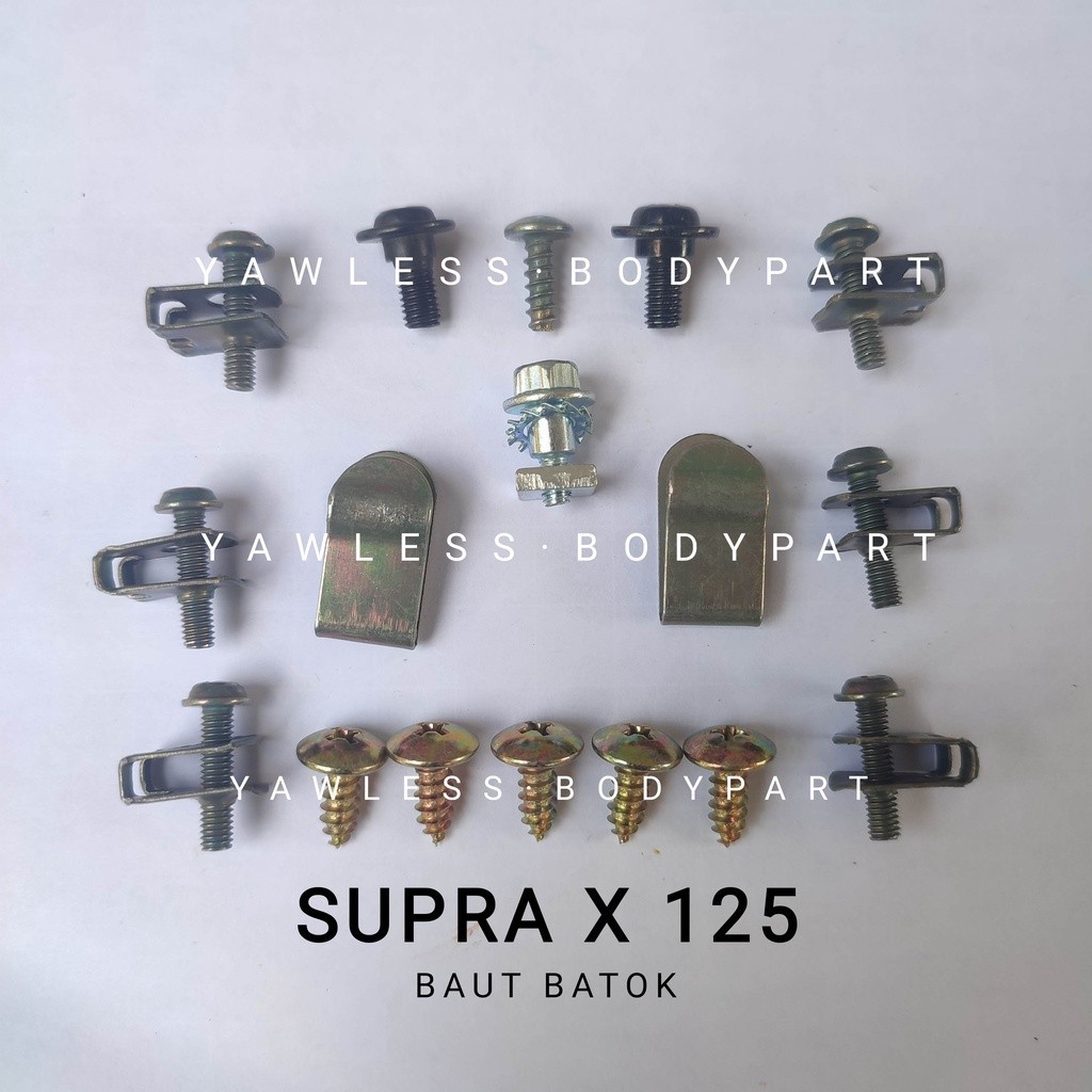 baut baud batok pala Supra x 125 / Baut kepala Supra X 125 / Baut Batok Supra X 125