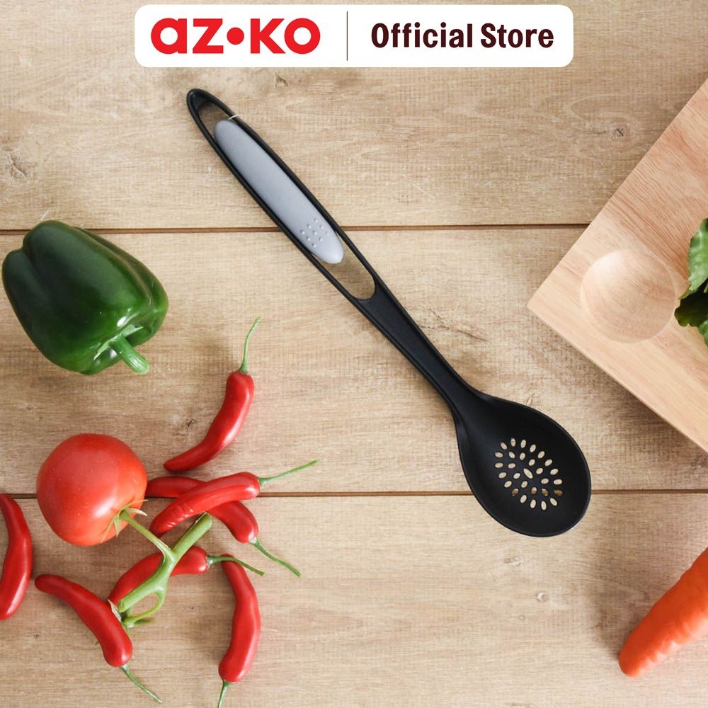 AZKO Kris Sendok Sayur Nilon Slotted Tn1502 Ladle Sayur Spoon Kuah Sendok Kuah Alat Saji