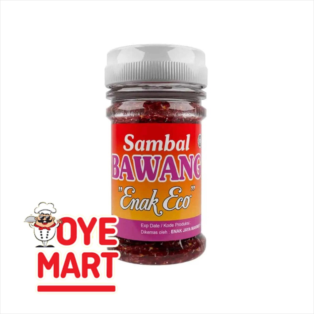 

ENAK ECO SAMBAL BAWANG 150GR / SAMBAL SIAP MAKAN