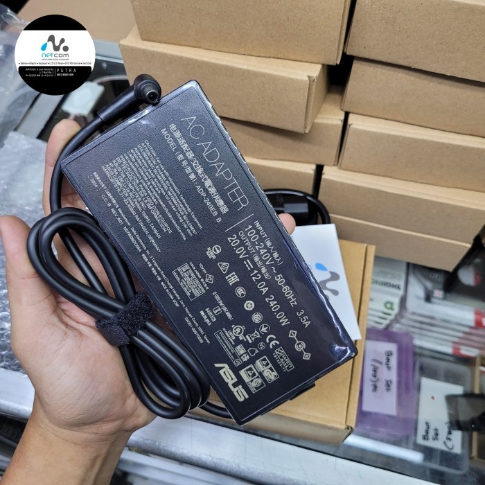 Charger Adapter Laptop ASUS ROG STRIX G 513QM RYZEN 9-59000HX ( 240W ) net comp part -JP