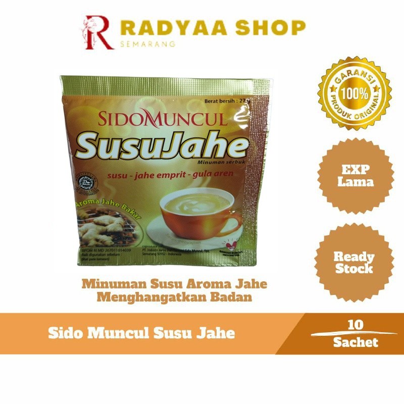

Susu Jahe Gula 10 Sachet Sido Muncul