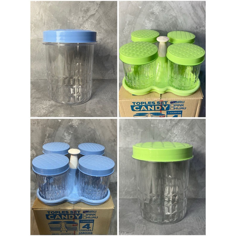 (GAT) CANDY TOPLES NAMPAN SET ISI 4 / TOPLES PREMIUM SUPER BAGUS