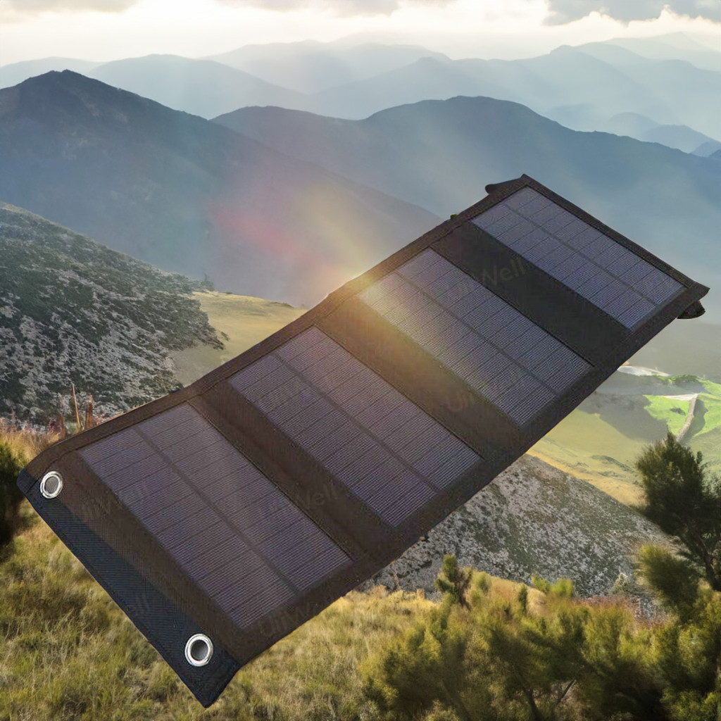 Solar Panel Tenaga Surya Lipat 10watt / Portable Solar Panel