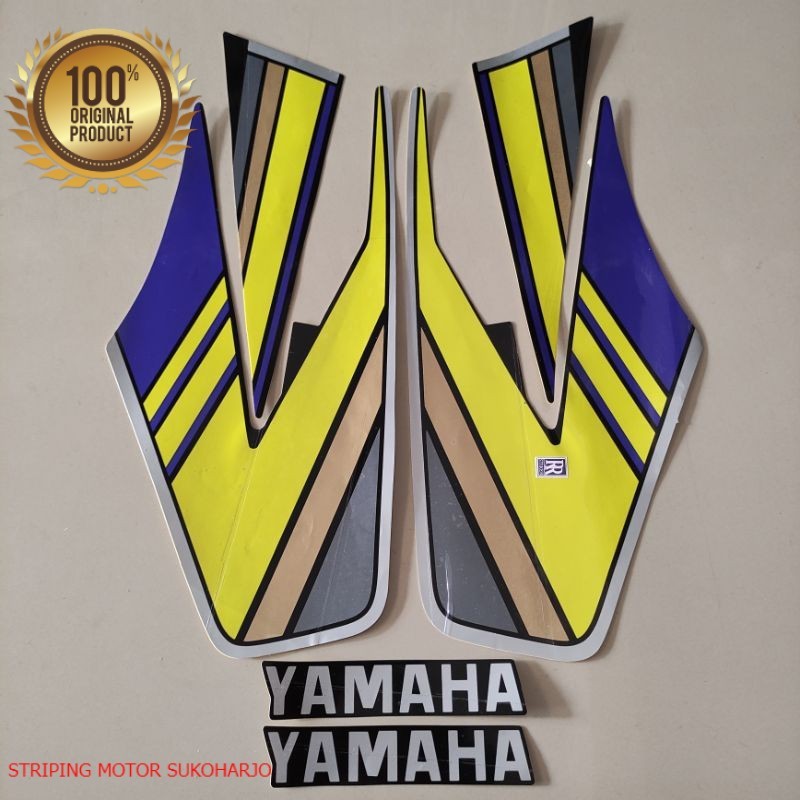 (ORI) STRIPING stiker list body stiker yamaha RX KING 1994 94  full set kualitas original