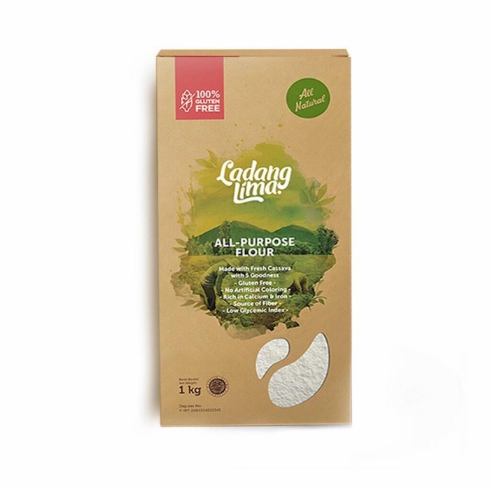 

Ladang Lima All-Purpose Cassava Flour | Tepung Serbaguna 1000g