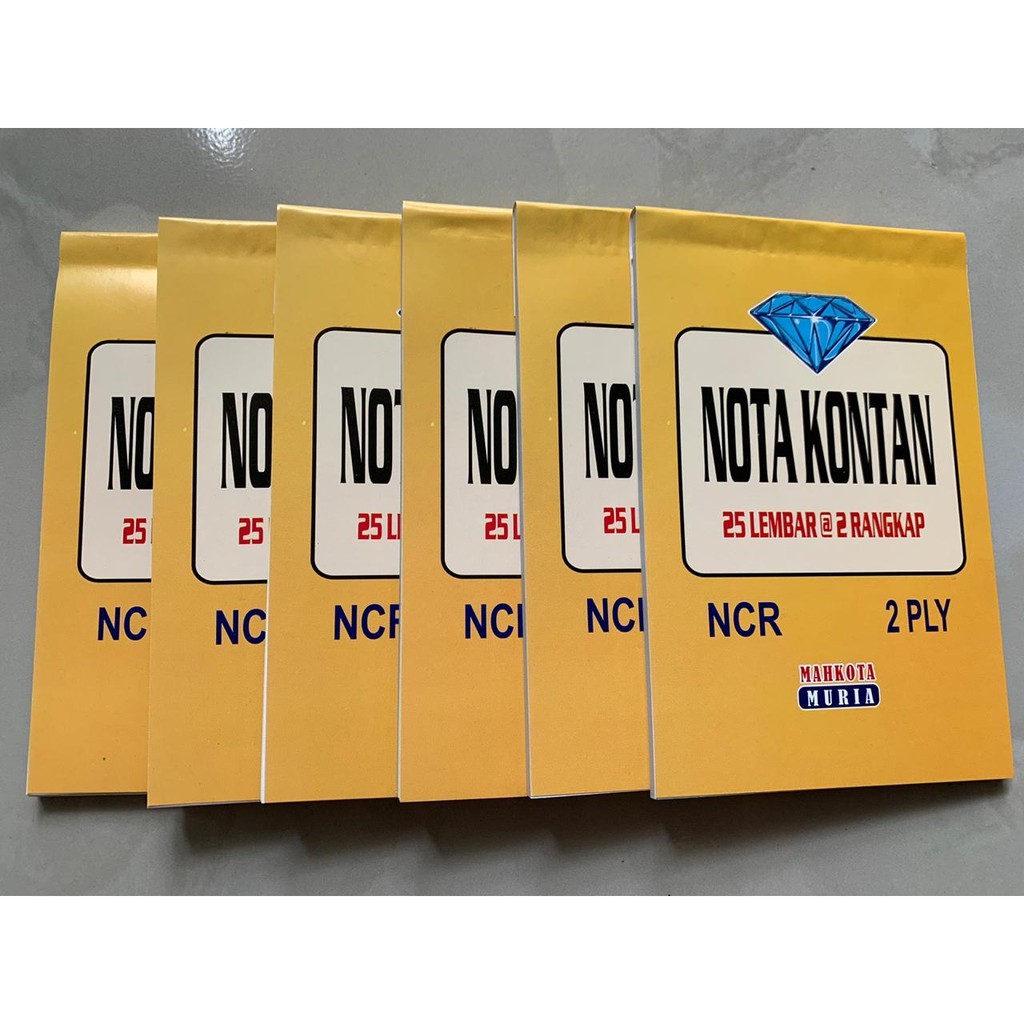 

NOTA 2 PLY, NOTA KONTAN, NOTA KECIL