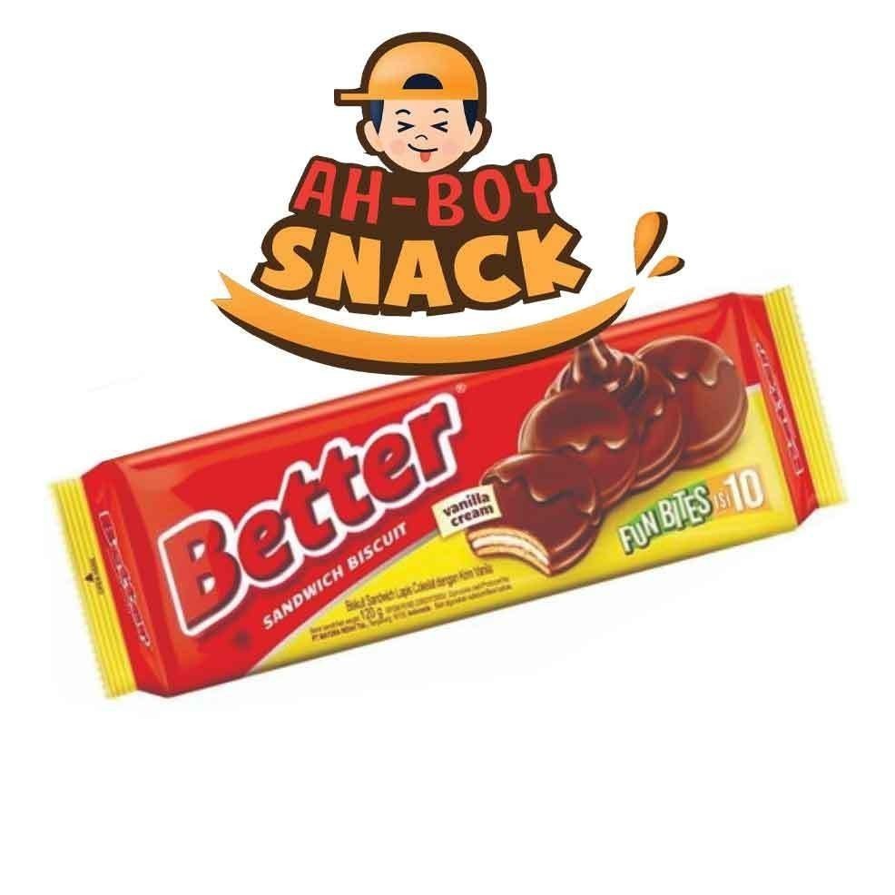 

BISKUIT BETTER 100 GRAM ISI 10 TANGKAP - CREAM COKLAT