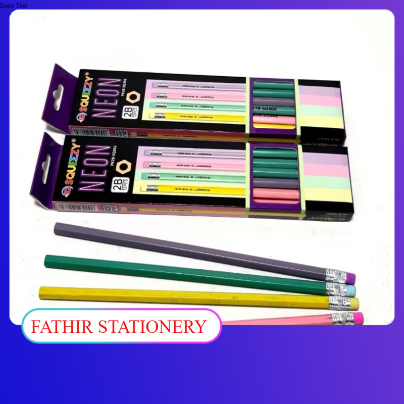 

Pencil 2B SQUEEZY ISI12 PCS