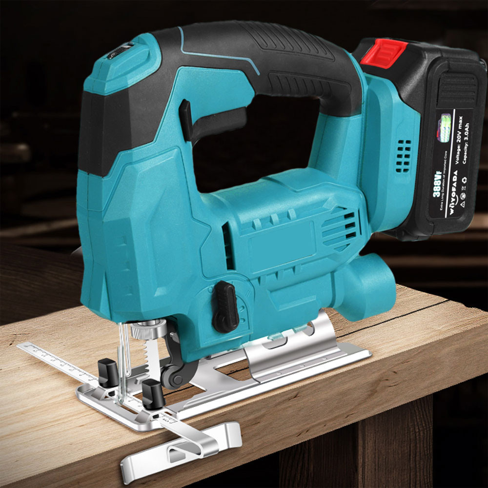 

- WOYOFADA Gergaji Mesin Cordless Jig Saw Handheld 6 Gear 2800 RPM - WY-6 -