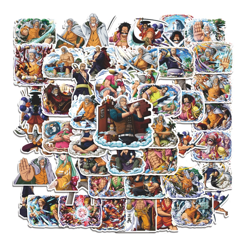 

COD 50 Pcs Stiker Roger Pirate King Lucu Anti Air Untuk Dekorasi Notebook Sepeda Skateboard Handphone DIY
