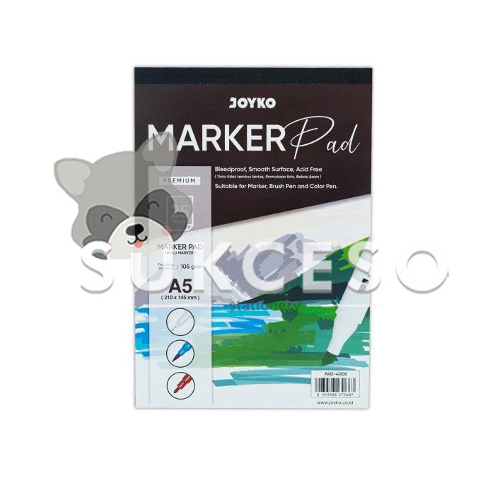 

JOYKO Marker Pad PAD-4000 A5 - Kertas Gambar Khusus Spidol