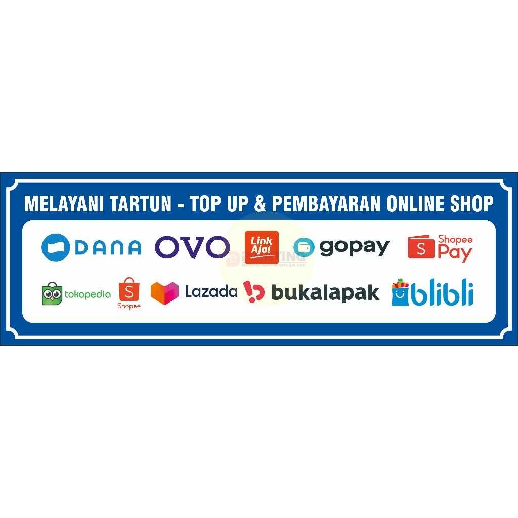 

STIKER MELAYANI TARTUN - TOP UP & PEMBAYARAN ONLINE SHOP