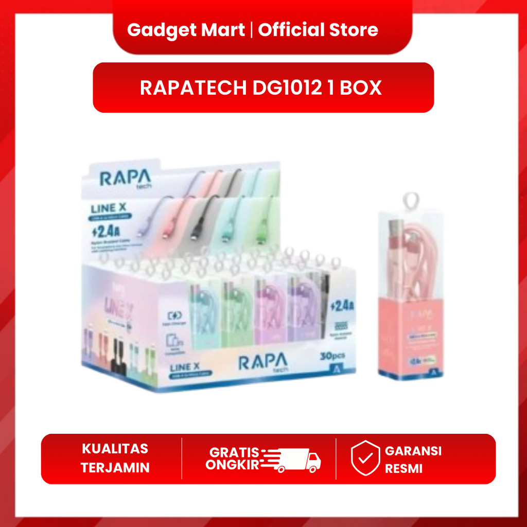 KABEL RAPATECH DG1012  LINE-X  Harga 1 pcs bukan per box
