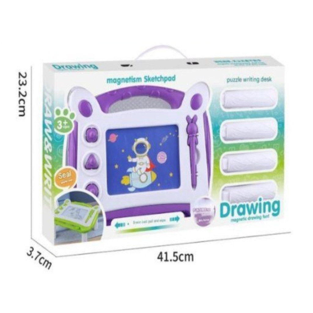 

Ndevansss - Magnetism Sketchpad Drawing 689-47 Mainan Anak Papan Tulis Magnetic