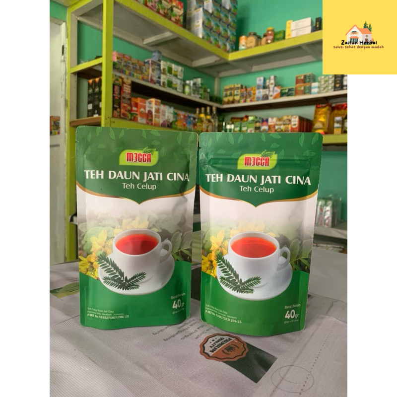 

TEH CELUP DAUN JATI CINA MECCA ISI 20pcs 40gr