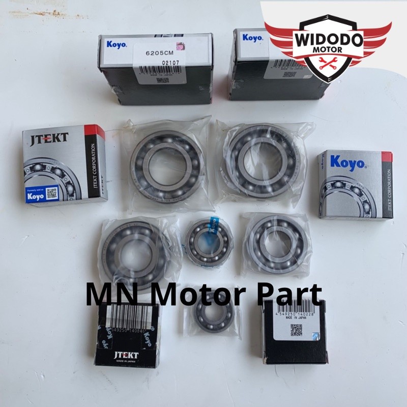 Bearing Laher Mesin kruk as Rasio komplit Fizr F1zr force original Koyo Japan