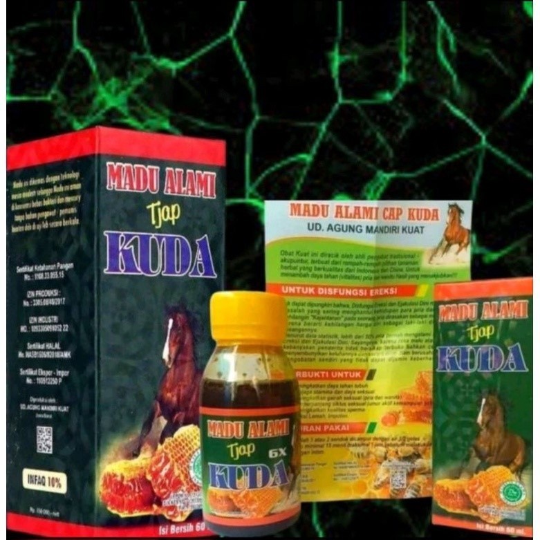 

TJAP MADU Madu Herbal Alami Madu Super Tonik Hitam Penambah Stamina Pria