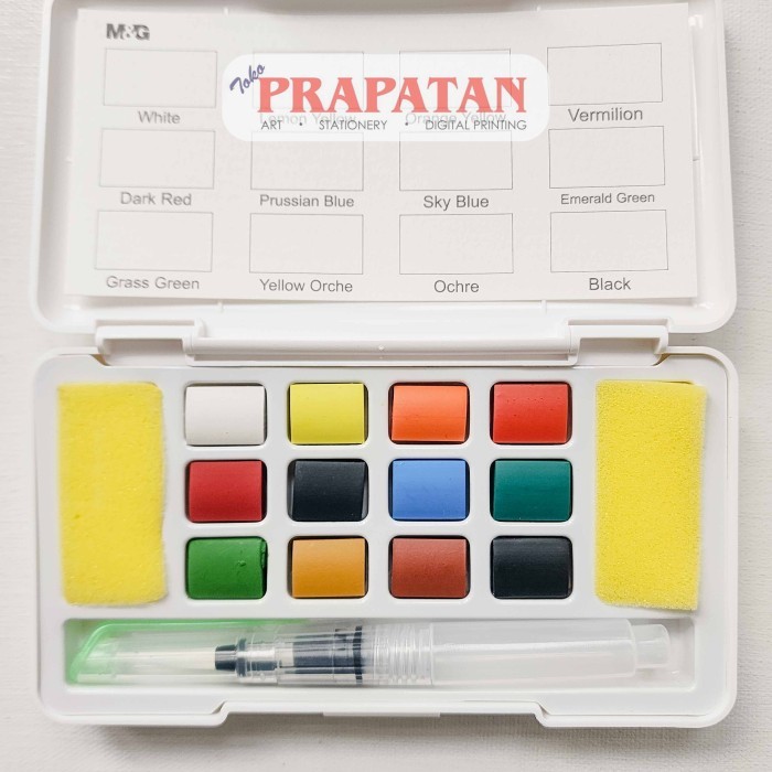 

M&G Solid Watercolor Set APL976 | Cat Air Set - 12C APL976N0