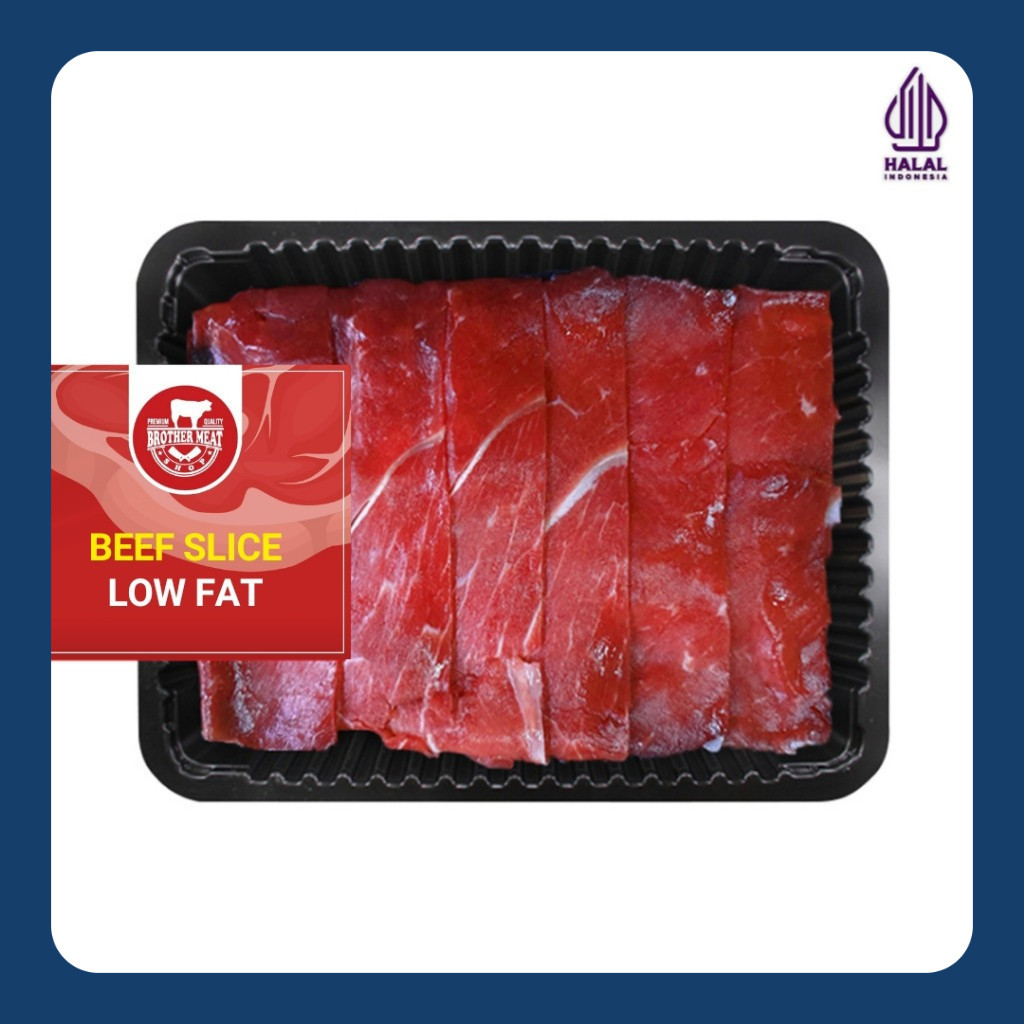 

Slice Low Fat Beef 500gr - Daging Sapi Iris Rendah Lemak, Brothermeatshop