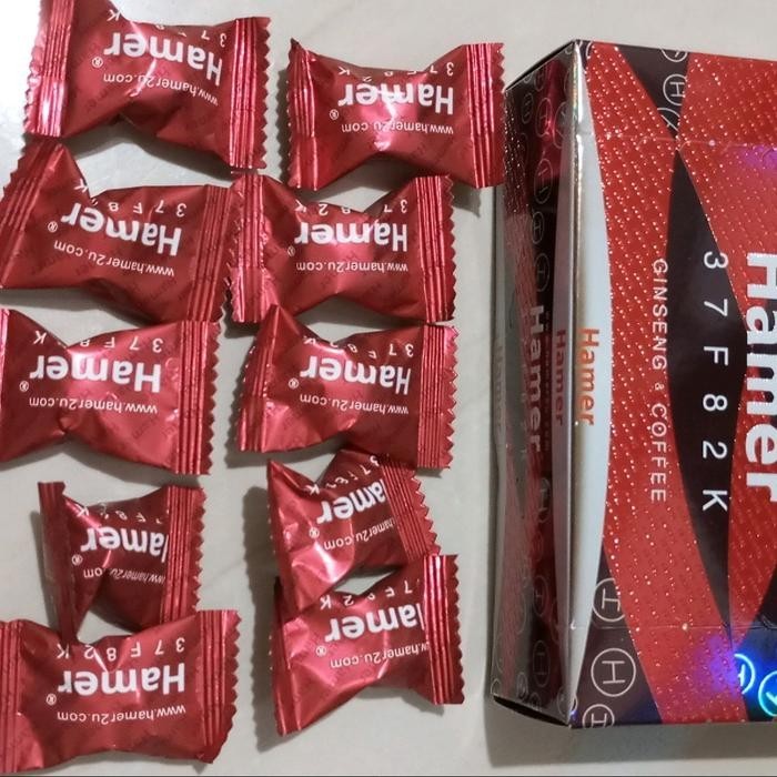 

ecer 10 butir Permen Hamer Candy exp 2027 termurah se indonesia