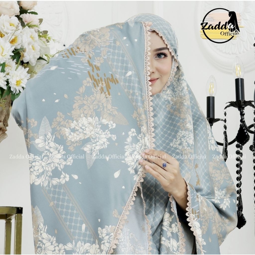 PARXETSHOP  Mukena Dewasa Armani Silk Premium Jumbo Zadda Series
