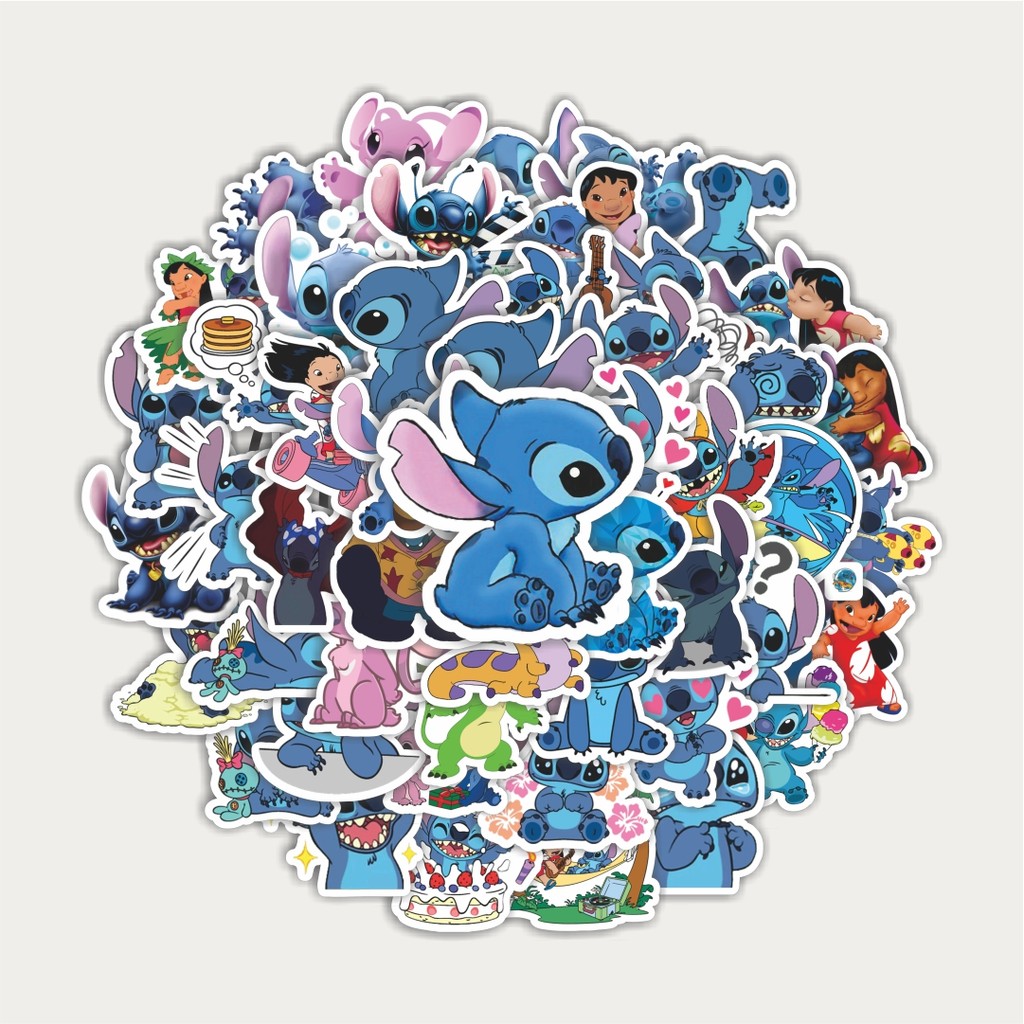 

Sticker Pack Stiker Kartun Disney Lilo & Stitch | Sticker TUMBLR | Stiker LAPTOP KOPER HELM