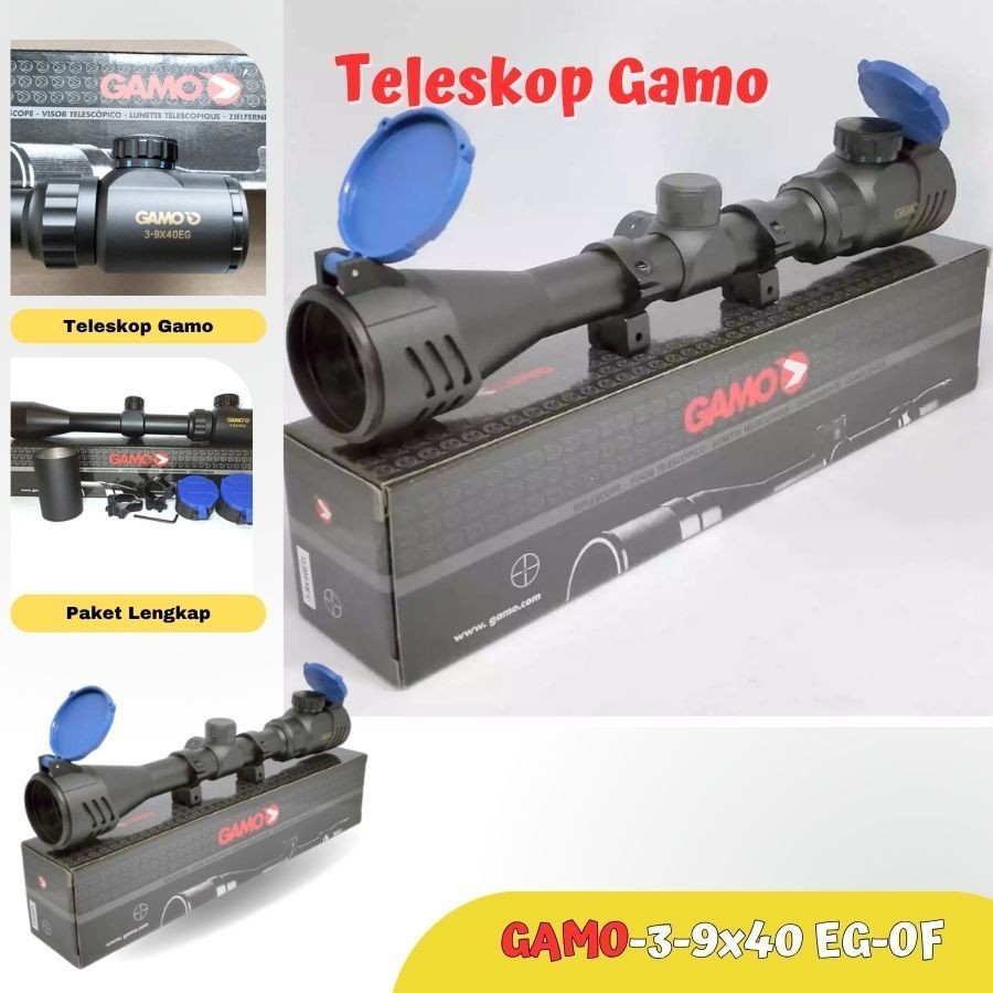 【COD】Teleskop Teropong GAMO 3-9x40 EG-OF