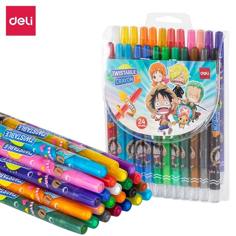 

Deli Twistable Crayon / Krayon Putar EC217-24